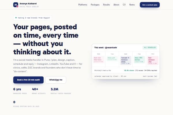 Social Media Handler preview