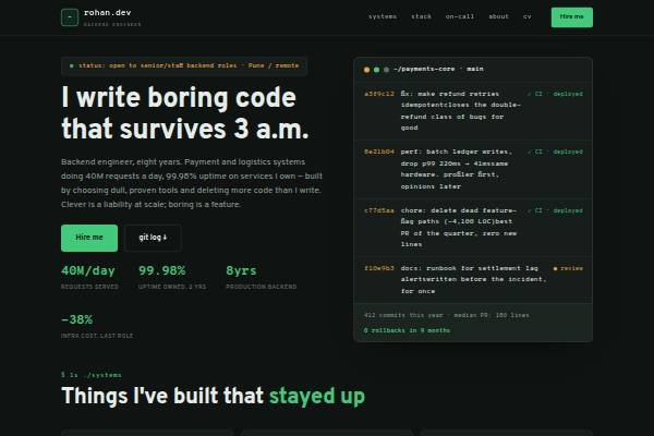 Software Developer preview