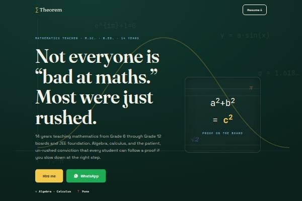 Theorem preview