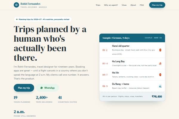 Travel Agent preview